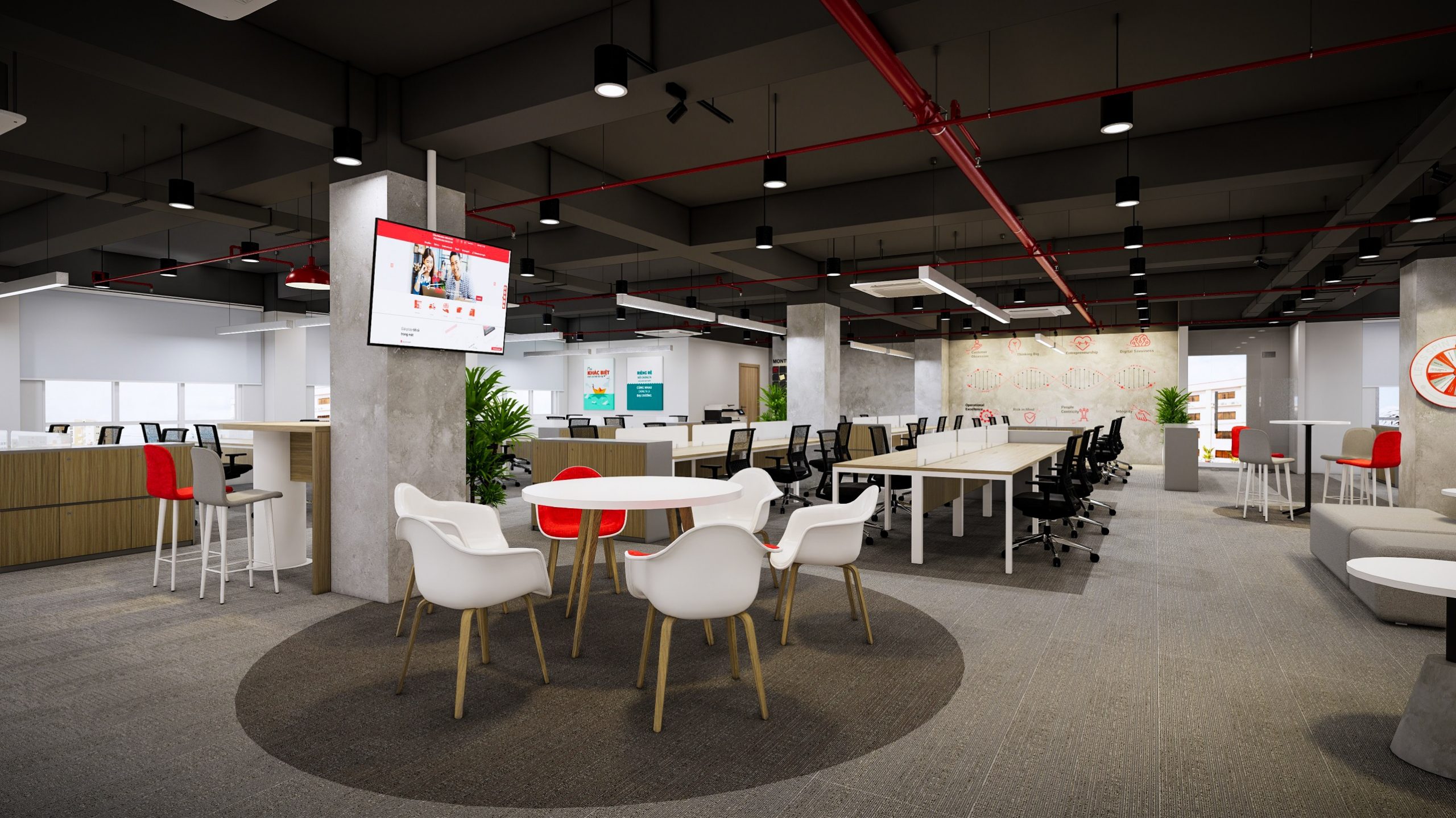 HomeCredit Việt Nam NEWTREND OFFICE INTERIORS